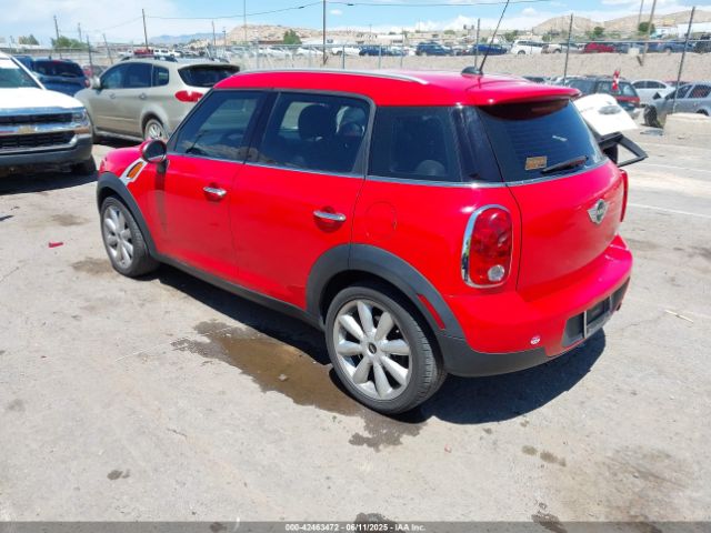 2011 MINI COOPER COUNTRYMAN WMWZB3C57BWH95039 Photo 2