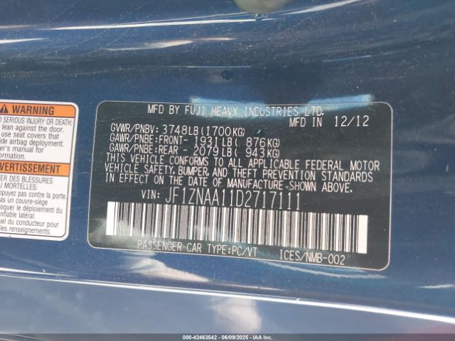 2013 SCION FR-S JF1ZNAA11D2717111 Photo 8