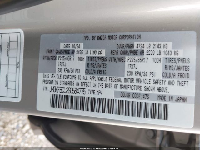 JM3KFBCL2S0584775 Mazda Cx-5 2.5 S Preferred