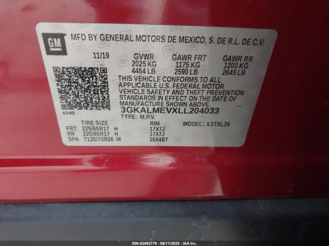 2020 GMC TERRAIN 3GKALMEVXLL204033 Photo 8
