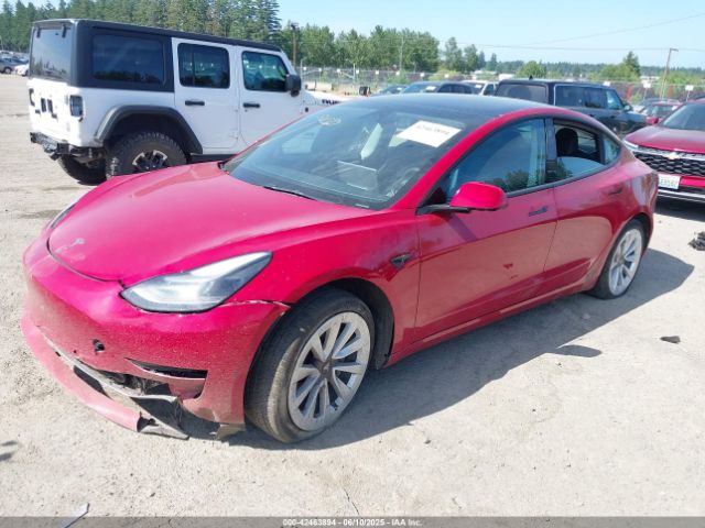5YJ3E1EB5NF174606 Tesla Model 3 Long Range Dual Motor All-wheel Drive