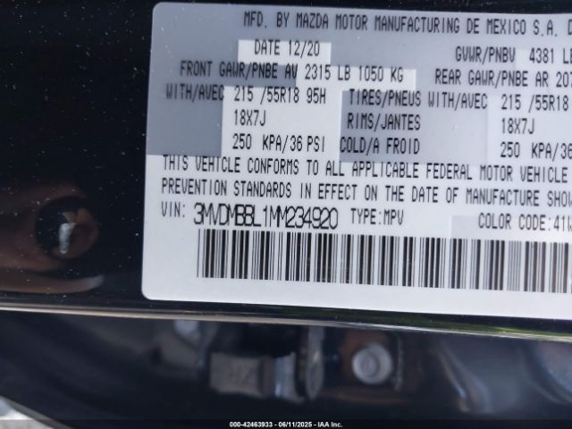 2021 MAZDA CX-30 3MVDMBBL1MM234920 Photo 8