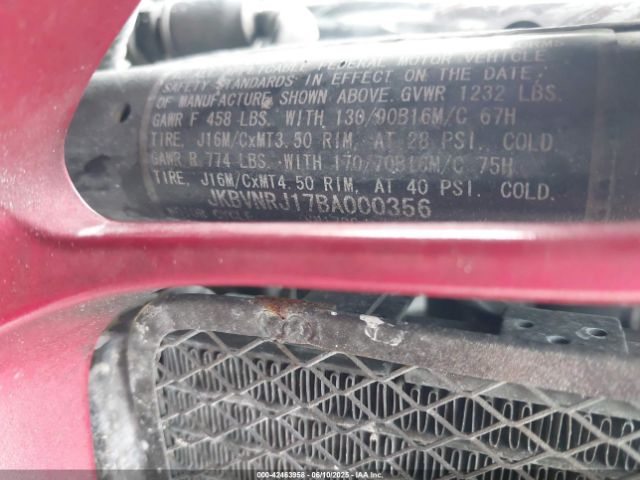 2011 KAWASAKI VN1700 JKBVNRJ17BA000356 Photo 9