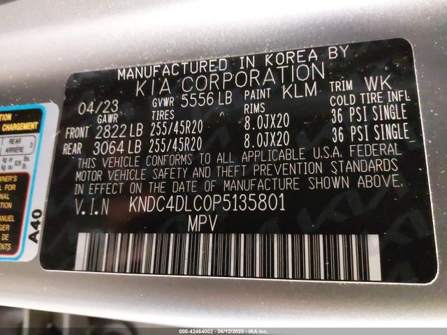 2023 KIA EV6 KNDC4DLC0P5135801 Photo 8