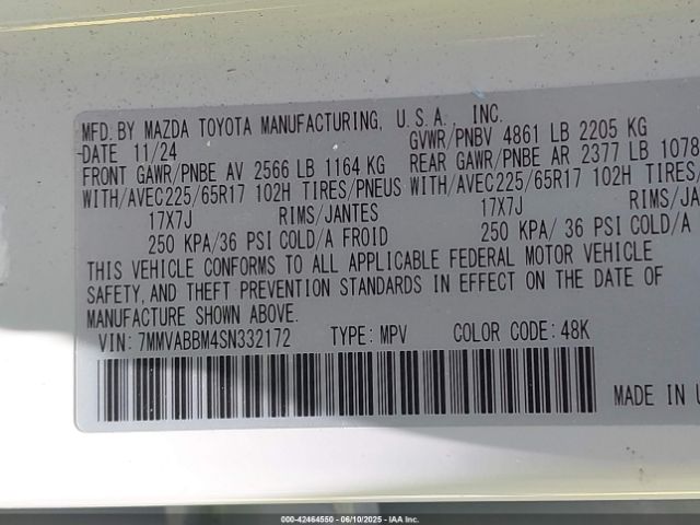 7MMVABBM4SN332172 Mazda Cx-50 2.5 S Preferred Package