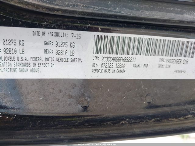2015 CHRYSLER 300 2C3CCARG6FH892211 Photo 8
