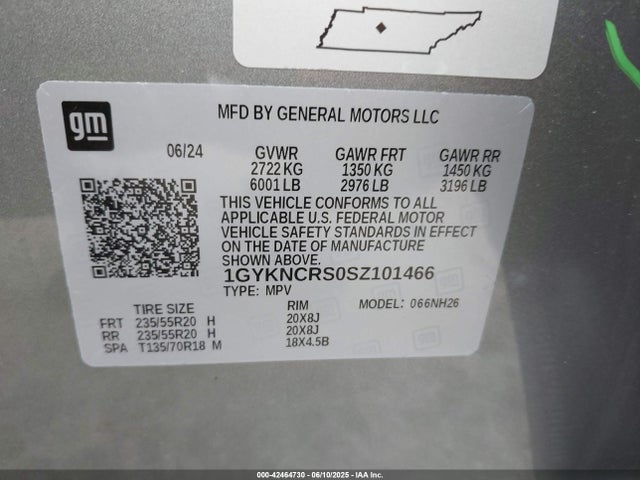 2025 CADILLAC XT5 1GYKNCRS0SZ101466 Photo 8