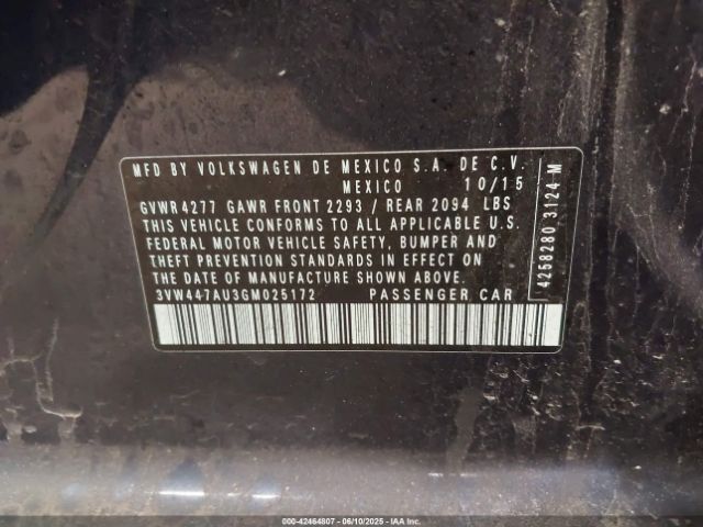 2016 VOLKSWAGEN GOLF GTI 3VW447AU3GM025172 Photo 8