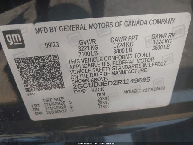 Chevrolet l84 2024 2GCUDJED2R1149695 Image 9