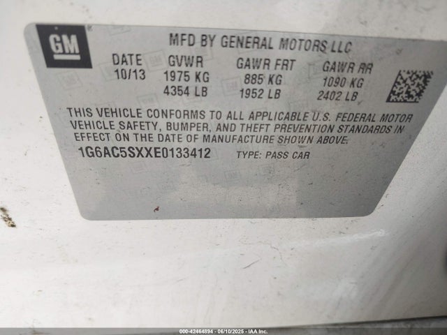 2014 CADILLAC ATS 1G6AC5SXXE0133412 Photo 8