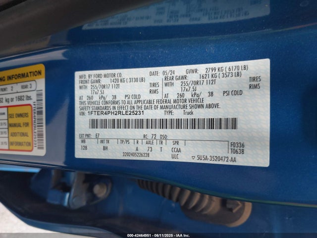 Ford 2024 2024 1FTER4PH2RLE25231 Image 9