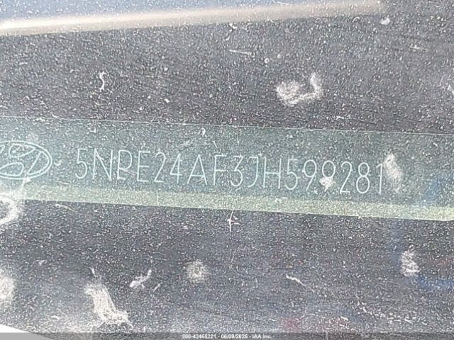 5NPE24AF3JH599281 Hyundai SONATA SE