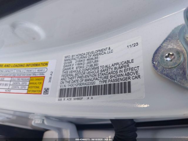 2024 HONDA ACCORD 1HGCY2F80RA023320 Photo 8