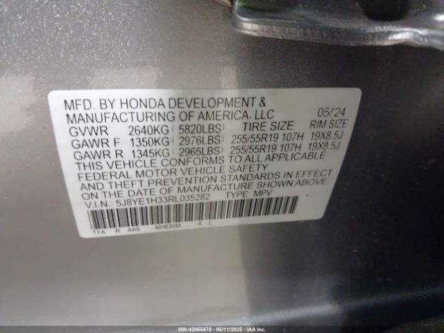 2024 ACURA MDX 5J8YE1H33RL035282 Photo 8