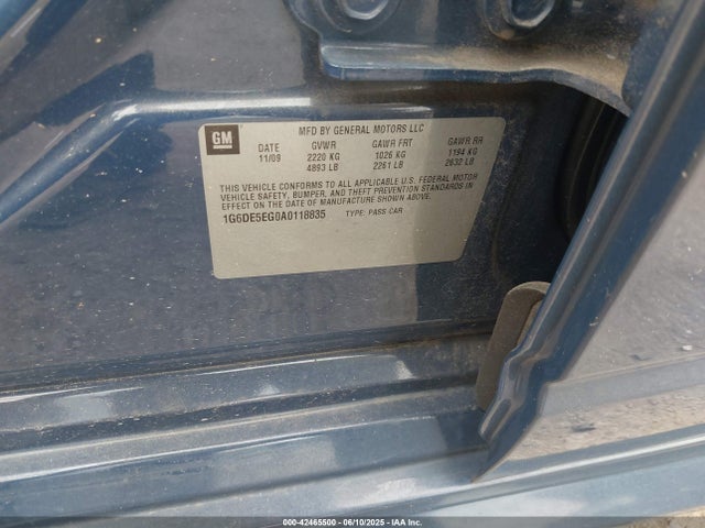 2010 CADILLAC CTS 1G6DE5EG0A0118835 Photo 8