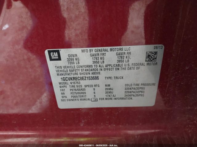 1GCVKREC8EZ153686 Chevrolet l83 - vvt, afm (active fuel management), aluminum