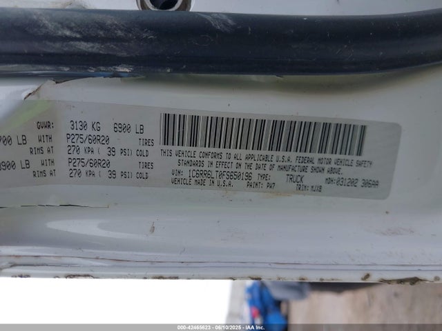 1C6RR6LT0FS650196 RAM 2015
