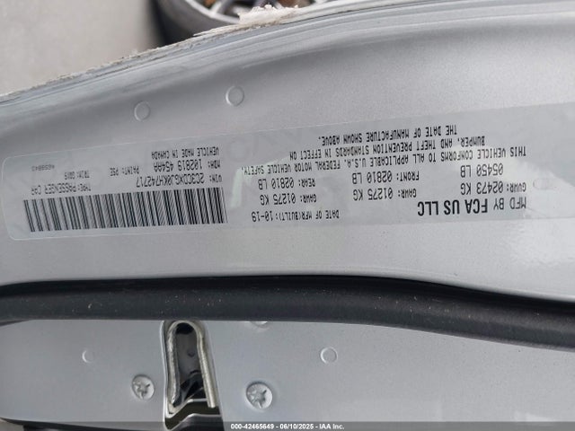 Dodge 2019 2019 2C3CDXGJ0KH742717 Image 9