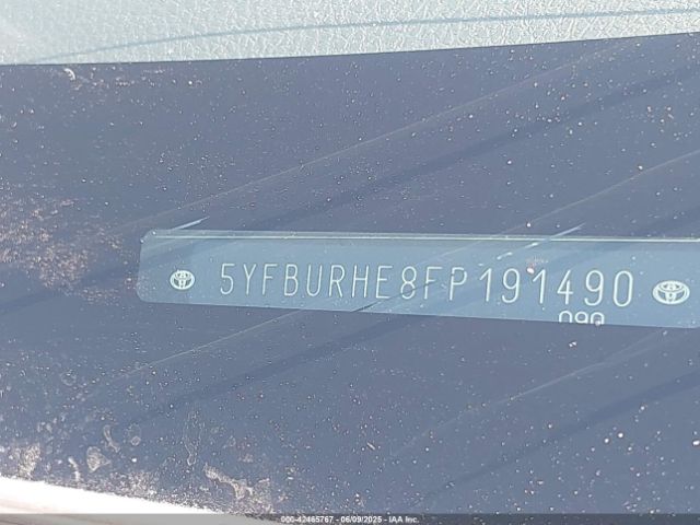 5YFBURHE8FP191490 Toyota 2zr-fe