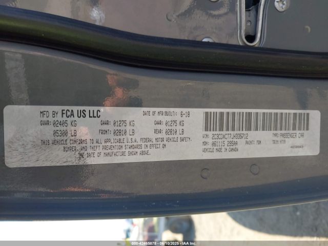 2018 DODGE CHARGER 2C3CDXCT7JH335712 Photo 8