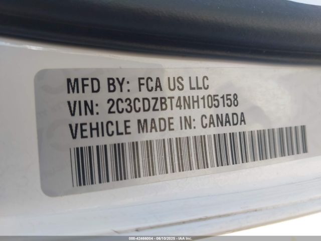 2022 DODGE CHALLENGER 2C3CDZBT4NH105158 Photo 8