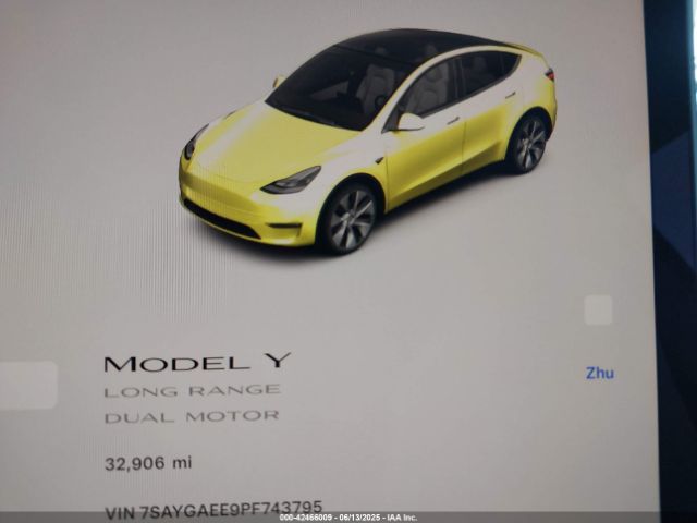 2023 TESLA MODEL Y 7SAYGAEE9PF743795 Photo 6