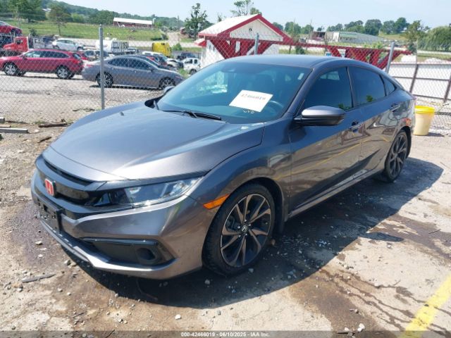 2019 HONDA CIVIC 2HGFC2F8XKH554639 Photo 1