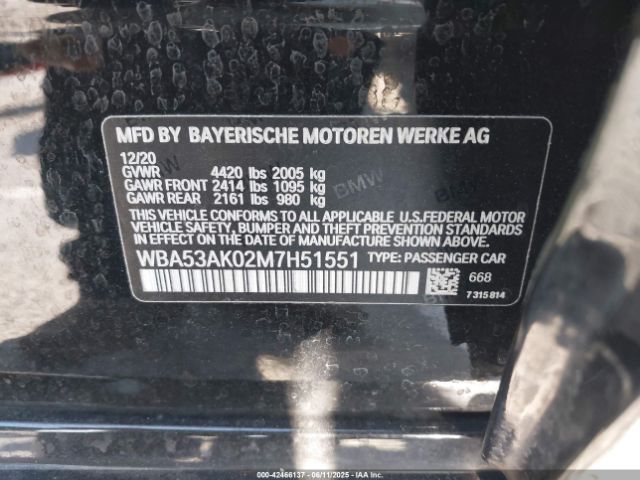 2021 BMW 228I GRAN COUPE WBA53AK02M7H51551 Photo 8