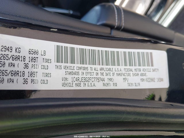 Jeep 2015 2015 1C4RJEBG2FC779744 Image 9