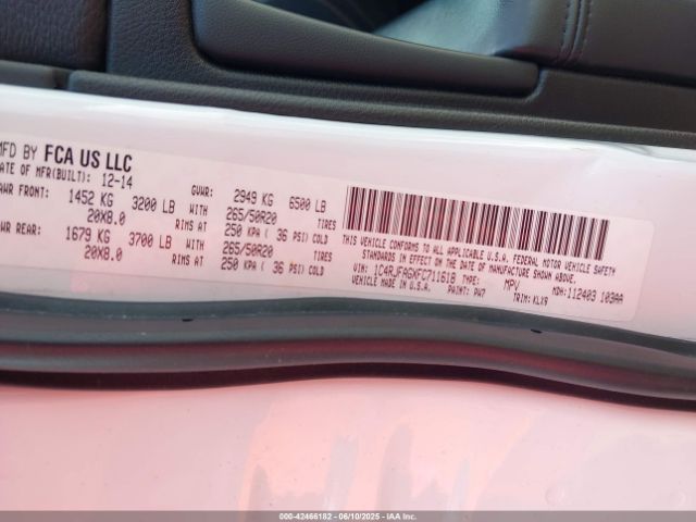 2015 JEEP GRAND CHEROKEE 1C4RJFAGXFC711618 Photo 8