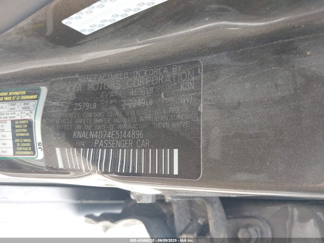 KIA Cadenza Premium 2014 KNALN4D74E5144896 Image 9