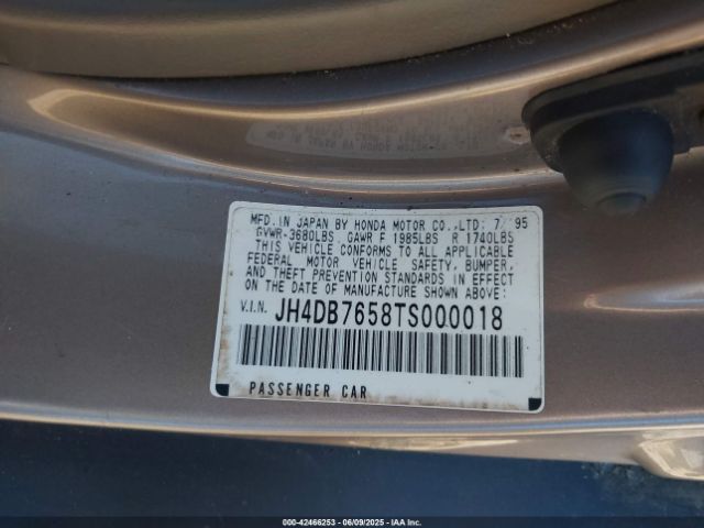 1996 ACURA INTEGRA JH4DB7658TS000018 Photo 8