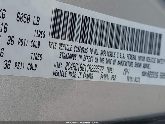 2012 CHRYSLER TOWN & COUNTRY 2C4RC1BG1CR299572 Photo 8