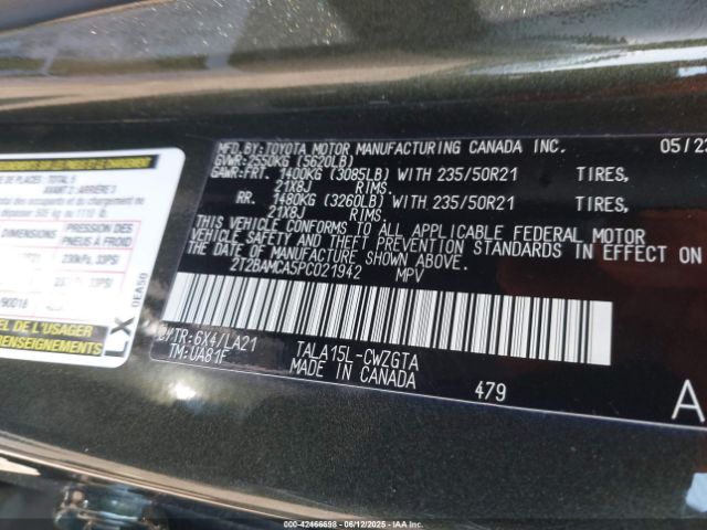 2023 LEXUS RX 350 2T2BAMCA5PC021942 Photo 8
