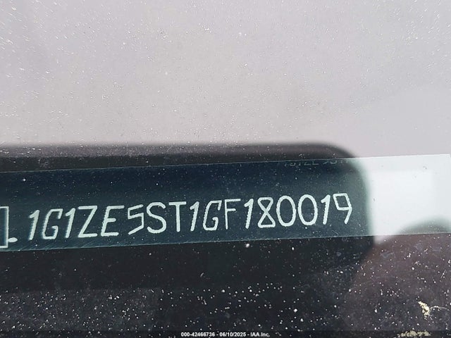 1G1ZE5ST1GF180019 Chevrolet lfv - di: direct injection, vvt, gen1 gmna