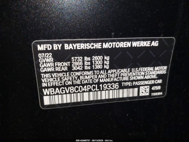 2023 BMW M850I GTAN COUPE WBAGV8C04PCL19336 Photo 8