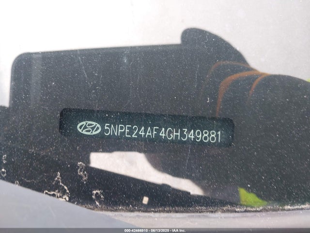 5NPE24AF4GH349881 Hyundai dohc gdi theta-ii