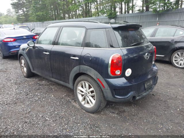 2011 MINI COOPER S COUNTRYMAN WMWZC3C55BWL79422 Photo 2