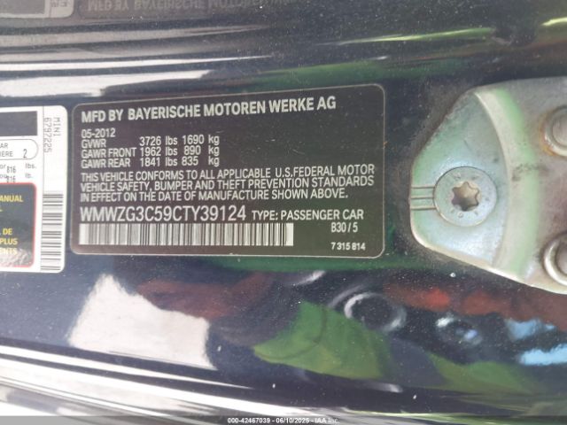 2012 MINI COOPER S CLUBMAN WMWZG3C59CTY39124 Photo 8
