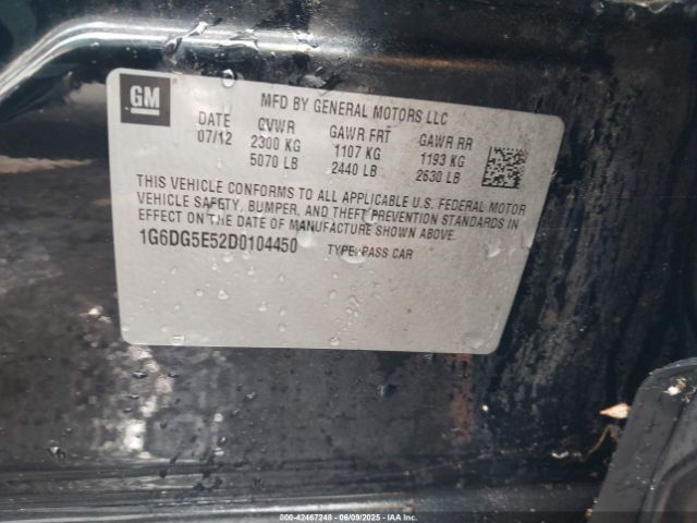 2013 CADILLAC CTS 1G6DG5E52D0104450 Photo 8