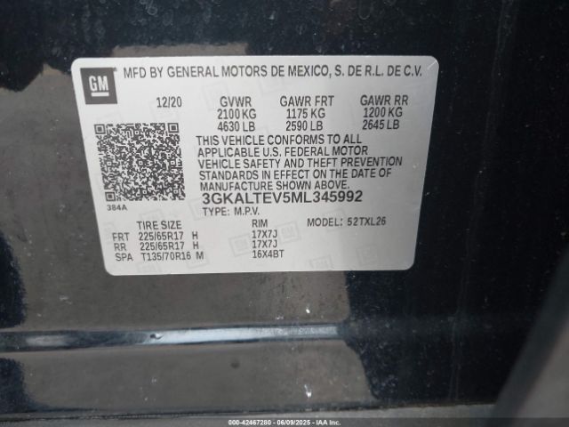 2021 GMC TERRAIN 3GKALTEV5ML345992 Photo 8