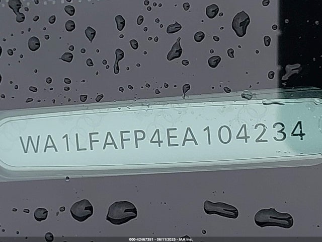 WA1LFAFP4EA104234 Audi 2.0t