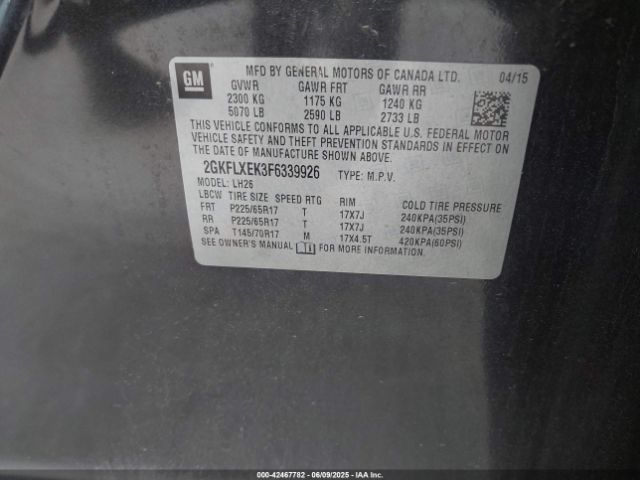 2GKFLXEK3F6339926 GMC Terrain Slt-1