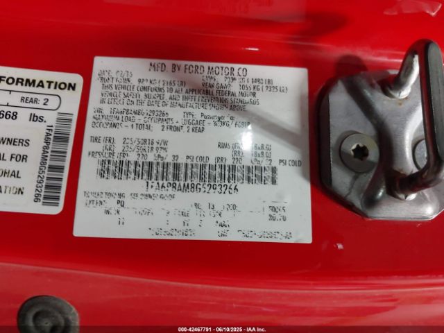 1FA6P8AM8G5293266 Ford Mustang V6