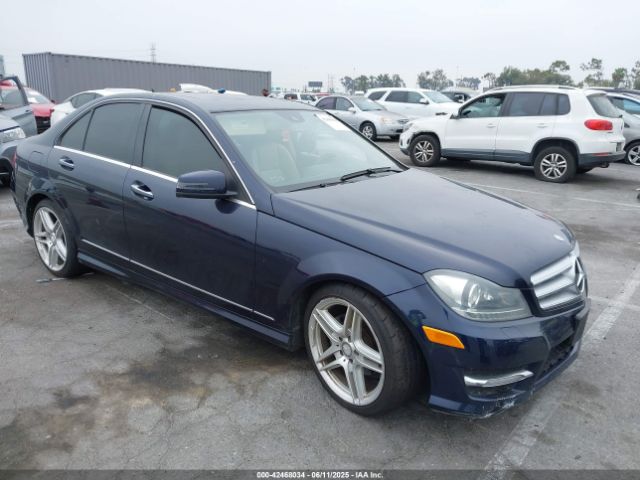 2013 MERCEDES-BENZ C 250 WDDGF4HB6DR255558