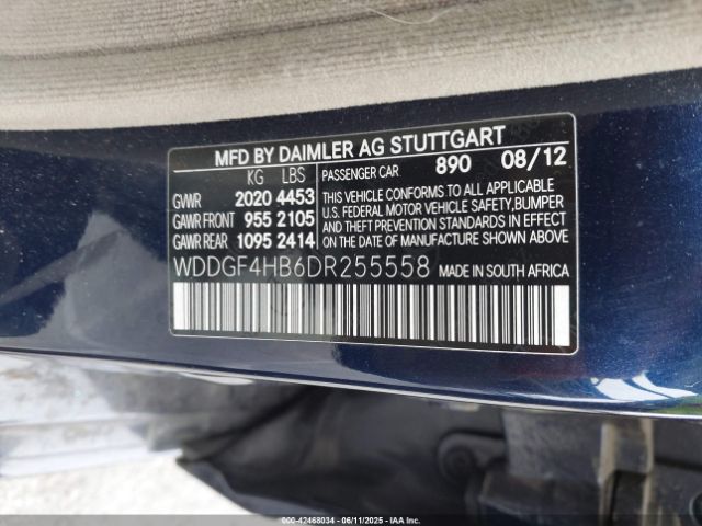 2013 MERCEDES-BENZ C 250 WDDGF4HB6DR255558 Photo 8