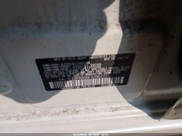 2014 SUBARU IMPREZA JF1GPAA66E9286271 Photo 8