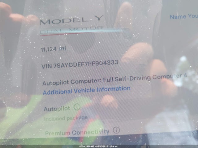 Tesla 2023 2023 7SAYGDEF7PF904333 Image 7