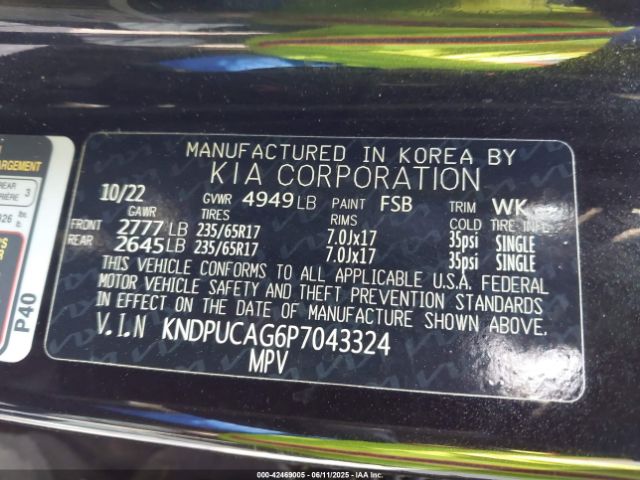 2023 KIA SPORTAGE HYBRID KNDPUCAG6P7043324 Photo 8