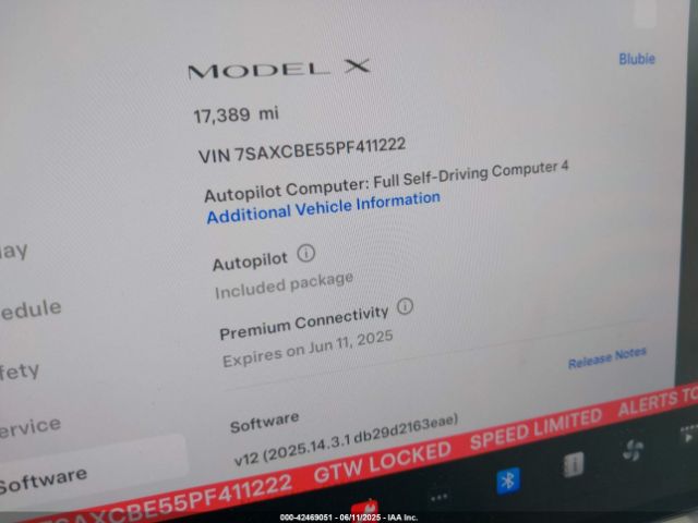 2023 TESLA MODEL X 7SAXCBE55PF411222 Photo 6